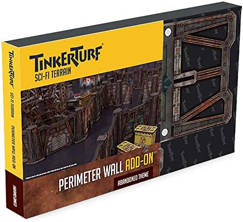 Terreno de ficção científica Tinkerturf: portão do perímetro, tema abandonado, terreno robusto, acessível e de boa aparência, configurações