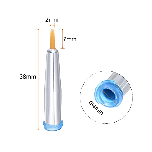 HARFINGTON 15G Brush Dispensing Dica de 4 mm de agulha redonda ponta de 5 mm DIA interno para distribuir cola, graxa, líquido