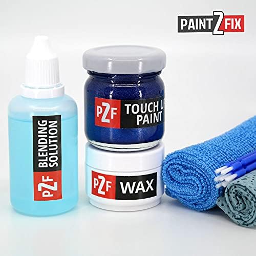 Paint2fix Touch Up Paint for Ford - Bright Atlantic Blue M6957D | Kit de reparo de arranhões e chips - pacote de ouro