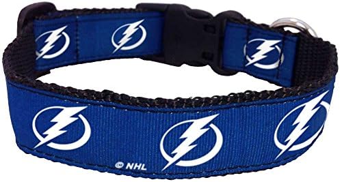 All Star Dogs NHL Unissex NHL Tampa Bay Lightning Dog Collar