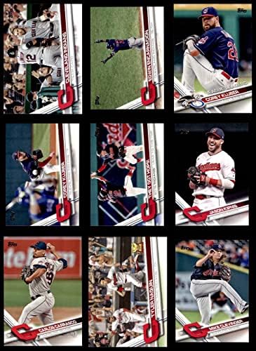 2017 Topps Cleveland Indians quase completo estabeleceu Cleveland Indians NM/MT Indians