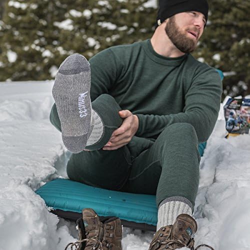 Minus33 Kancamagus Men's Midweight Base Camada - Merino Wool Bottoms - Multi Uso Long Johns - Roupa térmica