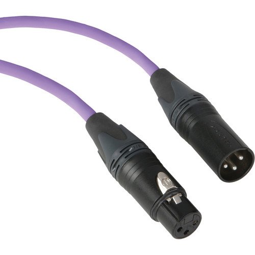 Kopul Premium Performance 3000 Series XLR M a XLR F Cabo de microfone - 100 ', Violet