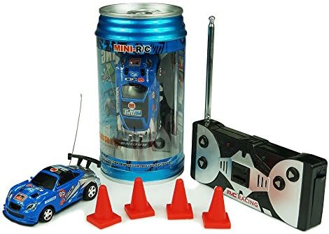 Arris Multicolor Coke Can Mini Rad Radio Radiote Remote Control Micro Racing Car Hobby Vehicle Toy Gift