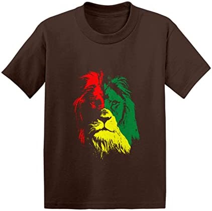 Rasta Leão Cabeça - T -shirt Rastafarian Infant/Cotton Jersey