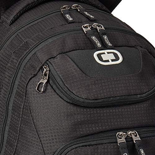 OGIO 411063 - Backpack de laptop de computador cinza/laranja a diesel, diesel cinza/laranja