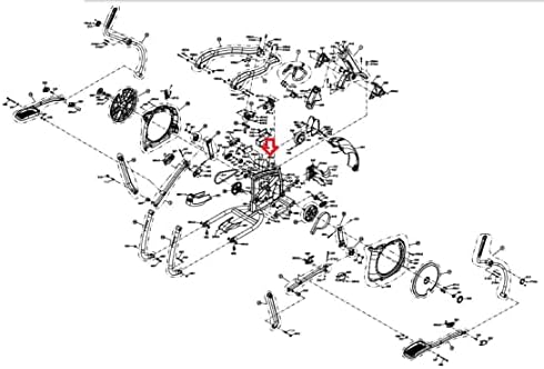 Cotter Hairpin 1000216245 Funciona com fitness elíptica da matriz elíptica