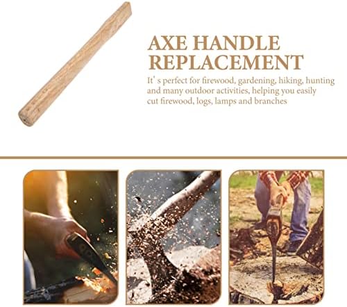 Operitacx Substituir a alça do machado Holdreles Axida Macarrão de machado de madeira Hatchet Hatchet Machine reto maul alça