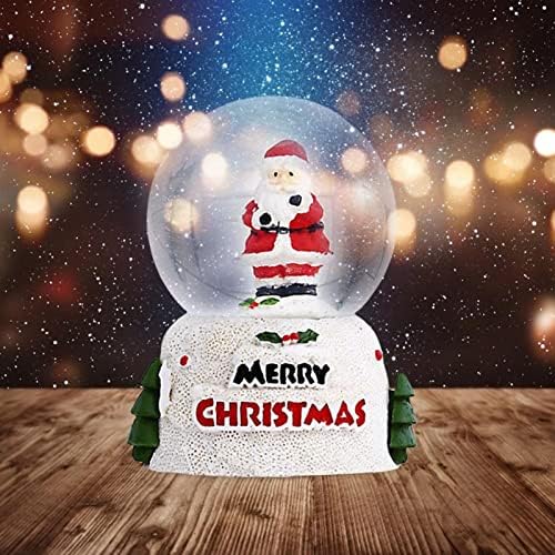 BZGKNUL 2022 Christmas Crystal Snow Ball Papai Noel