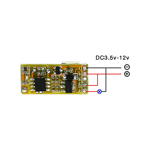 CC 3,7V 5V 6V 7V 9V 12V interruptor remoto sem fio 433MHz Controle remoto com relé, transmissor e receptor de relé de chave remota