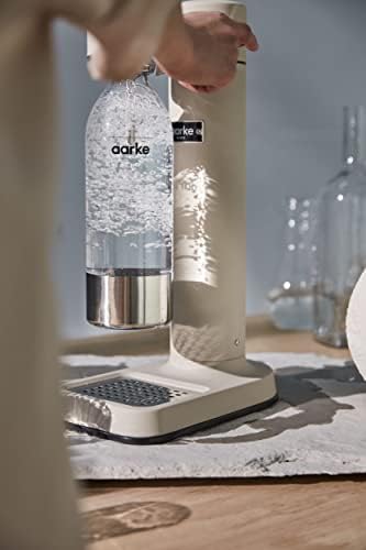 AARKE - Carbonador III Carbonador Premium - Sparkling & Seltzer Waterwod Baker com fabricante de refrigerante com garrafa