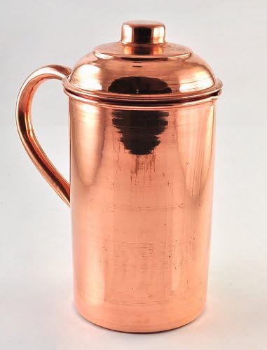 Jarro/jarro de cobre feito à mão para água potável