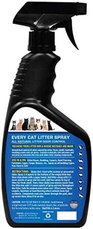 Fedia grátis todos os eliminadores de spray de ninhada de gato - limpador de enzimas de urina e desodorizador corta as mudanças de