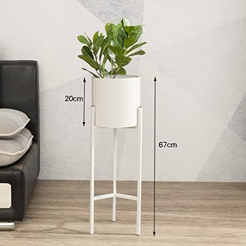 MKKM Plant Stand Ferro Flor Planta Display Stand Pós -moderno Design minimalista para a sua sala de estar de estar externa interna