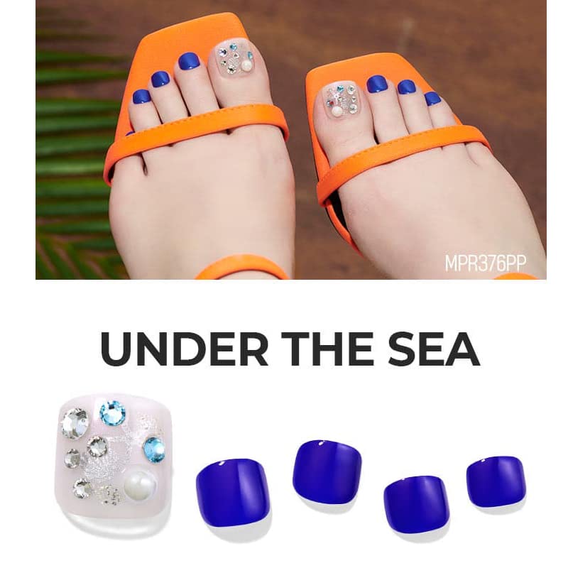 [Diva Diva-toes] Magic Press Super Slim Fit- Pedicure Under the Sea+Starry Night 376/377PRC