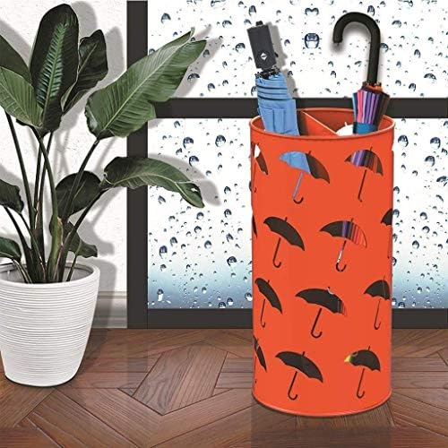 Neochy Umbrella Stand Floor interno Office Europeu de ferro forjado Rack de armazenamento multifuncional simples para corredor/b