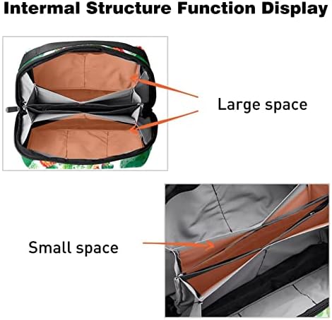 Organizador de eletrônicos, Padrão de Cactus Organizador de Cable Small Travel, Bolsa de Casos Tecnológicos Compactos para
