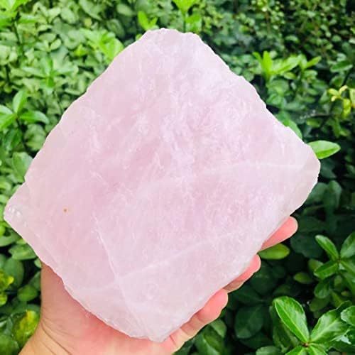 Xuquli 1 peça 1500G-5400G Grande Raw Rose Quartz Stone Rough Crystal Gemstone Chakra Chakra Stones