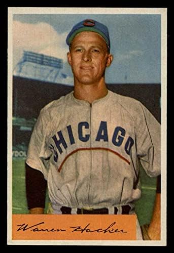 1954 Bowman 125 Warren Hacker Chicago Cubs EX/MT Cubs