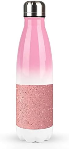 Dolete de ouro rosa 17oz Sport Sport Water Bottle Stainless Aço aço a vácuo em forma de cola isolada balão esportivo