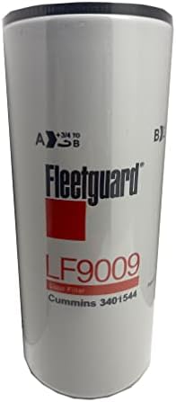 Filtro de óleo Fleetguard LF9009, para Cummins 3401544, Fleetgaurd Tecxlf7000, Fleetguard XLF7000, John Deere AT193242 e SISU