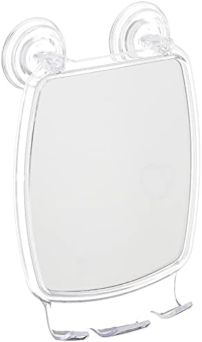 Idesign sem sucção de banheiro de plástico BPA Solder de dentes - 2,75 x 2,25 x 2 , transparente