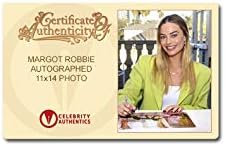 Margot Robbie autografou Wolf of Wall Street 11x14 foto com Leonardo DiCaprio