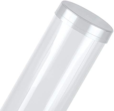 Capas de plástico transparente - Campa transparente de plástico esclarecida [PCC] - Para Cleartec 2-1/2 Tubos MOCAP PCC2.500