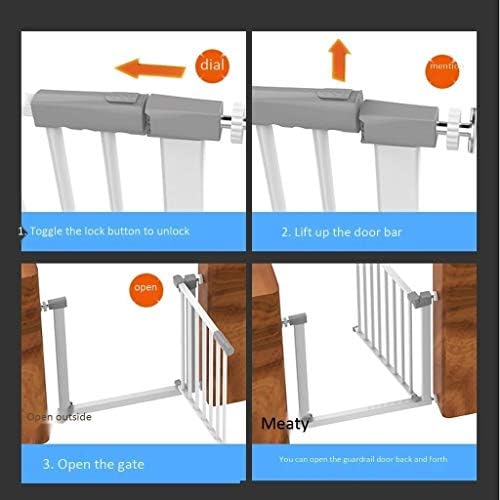 Portões de segurança de pet claypens mertnk para crianças portão de pressão de pressão de 103 cm de escada de 103 cm de bala