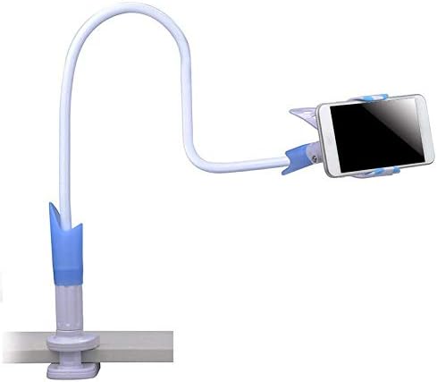 “N/A” Lazy Phone Stand Monitor de bebê monitor de cabeceira de cabeceira universal clipe。 azul.
