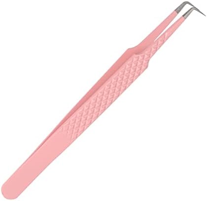 Lash Tweezers Tweezers para extensões de cílios Extensões de cílios de alta precisão Extensão de aço inoxidável Tweezer Tweezer