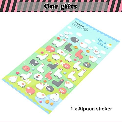 Lhama Birthday Party Supplies Setting for Girl Serve 24 convidados- kits de tabela descartáveis ​​com temas de alpaca, inclui