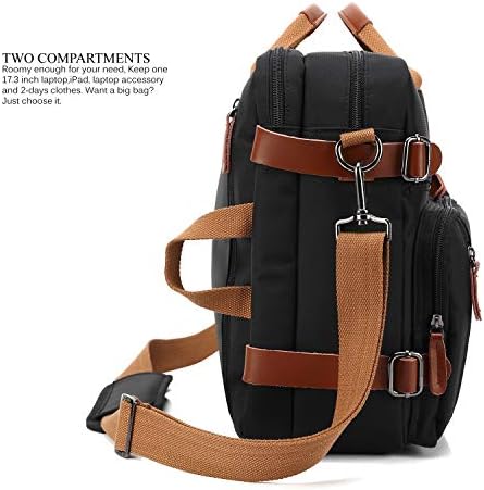 Coolbell Convertible Backpack Messenger Bag Bag Bolsa Bolsa Bolsa Bolsa de Bolsas de Bolsa de Bolsa de Viagens Multifuncionais