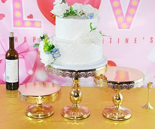 Stand para bolo definido para a sobremesa de mesa de metal stands cupcake stand para festa de aniversário de casamento