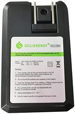 Carregador de bateria individual inteligente da Baobian para baterias recarregáveis ​​de 1,2V AAA Ni-MH NI-CD