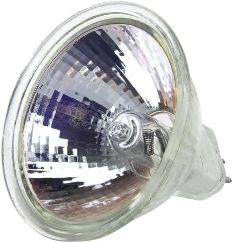 Sunlite 03215 MR16 Bulbo refletor de halogênio, 50 watts, 12 ° Spot estreito, 12 volts, 750 lúmens, vida útil de 2000 horas, diminuição,