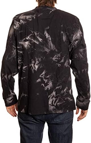 Calhoun NHL Surf & Skate Mass Crystal Tyy Dye Longe Cotton Shirt - The Sunset Collection