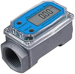 Jianwei Digital Turbin-E Flow Meter, K24 LCD Gas Oil Fluxmeter Flowmeter para medir diesel, querosene, gasolina, etc