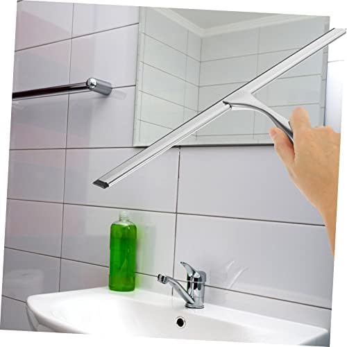 Cabilock aço inoxidável limpador de vidro limpador de limpeza espelho de limpeza de limpeza rodo para a porta de chuveiro de chuveiro