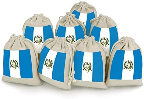 Bandeira da Guatemala Bolsas de armazenamento Bolsas de armazenamento bolsas de presente de doces reutilizáveis ​​dobráveis