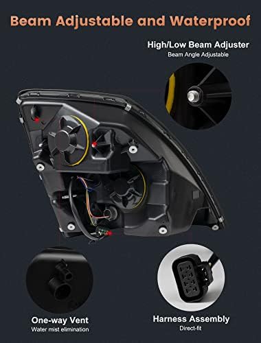 Avsty faróis Assembléia para Volvo VNL VN VNM 200 300 430 630 670 730 780 2004 2005 2006 2007 2008 2009 2010 2012 2012