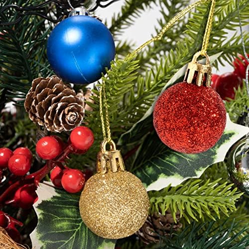 Ornamentos de bola de natal de oryougo, pingentes decorativos de árvore de natal que penduram bolhas de Natal de