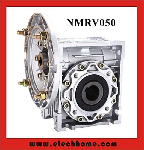 Motor DAVITU DC - Redutor de worm NMRV050 11mm 14mm 19mm Eixo de entrada 5: 1 - 100: 1 Razão RV50 Caixa de engrenagem