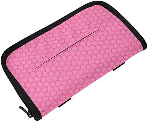 Holder de tecido de carro Pink-Dragon-Dragon em escala de tecido em escala de tecido Backseat Tissue Case