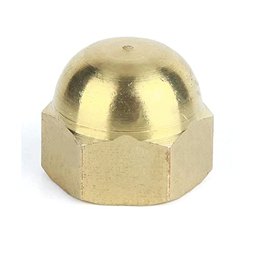 5/10/20/50pcs DIN1587 M3 M4 M5 M6 CAPA DE BRASS CAPA DE BRASS CAPA DO DOME DOME DOME CABEÇA SEMICURCLO Bolsa porca-m3.10pcs