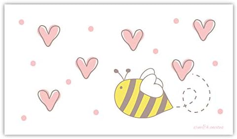 50 bilhetes de sorteio de fraldas de abelhas para uma menina ou chá de bebê neutro de gênero - inserções de convite - mãe para abelha