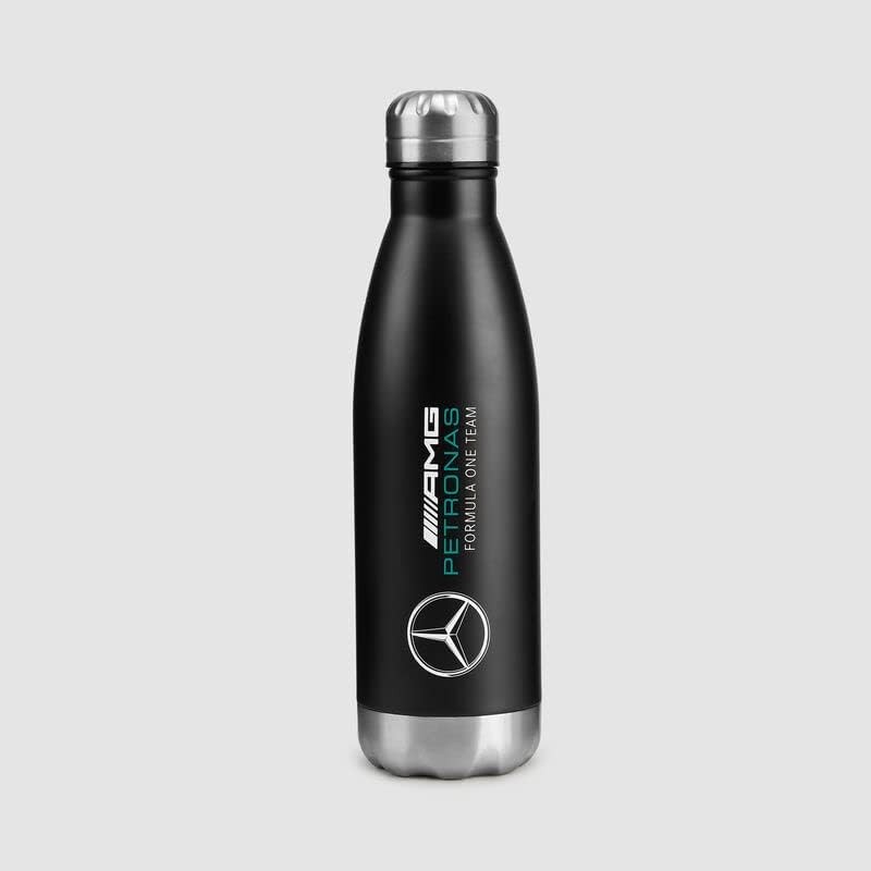 Mercedes AMG Petronas Formula 1 Team - Mercadoria oficial da Fórmula 1 - Botthe de água - Black - 500ml