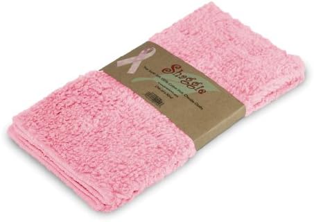 Shaggie 2-Pack Chenille pano multiuso, rosa