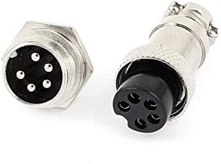 Aexit 16mm Thread Audio & Video Acessórios 5pin Male painel feminino conectores de plugue de aviação conectores e adaptadores