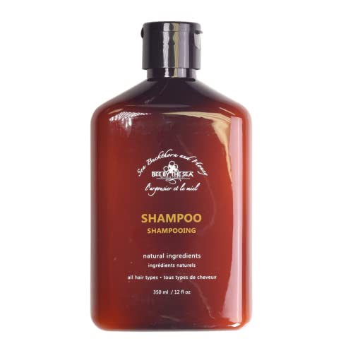 ABELHA BY THE SEA Buckththorn e shampoo de mel para todos os tipos de cabelo, 10 oz